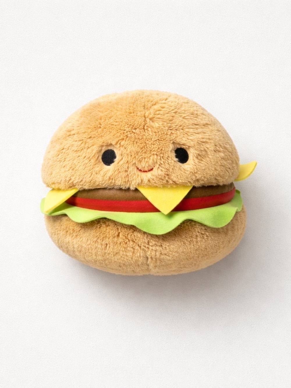 Squishmallows CARL The CHEESEBURGER 12" Fuzzamallow Plush, Fuzzy Cheeseburger